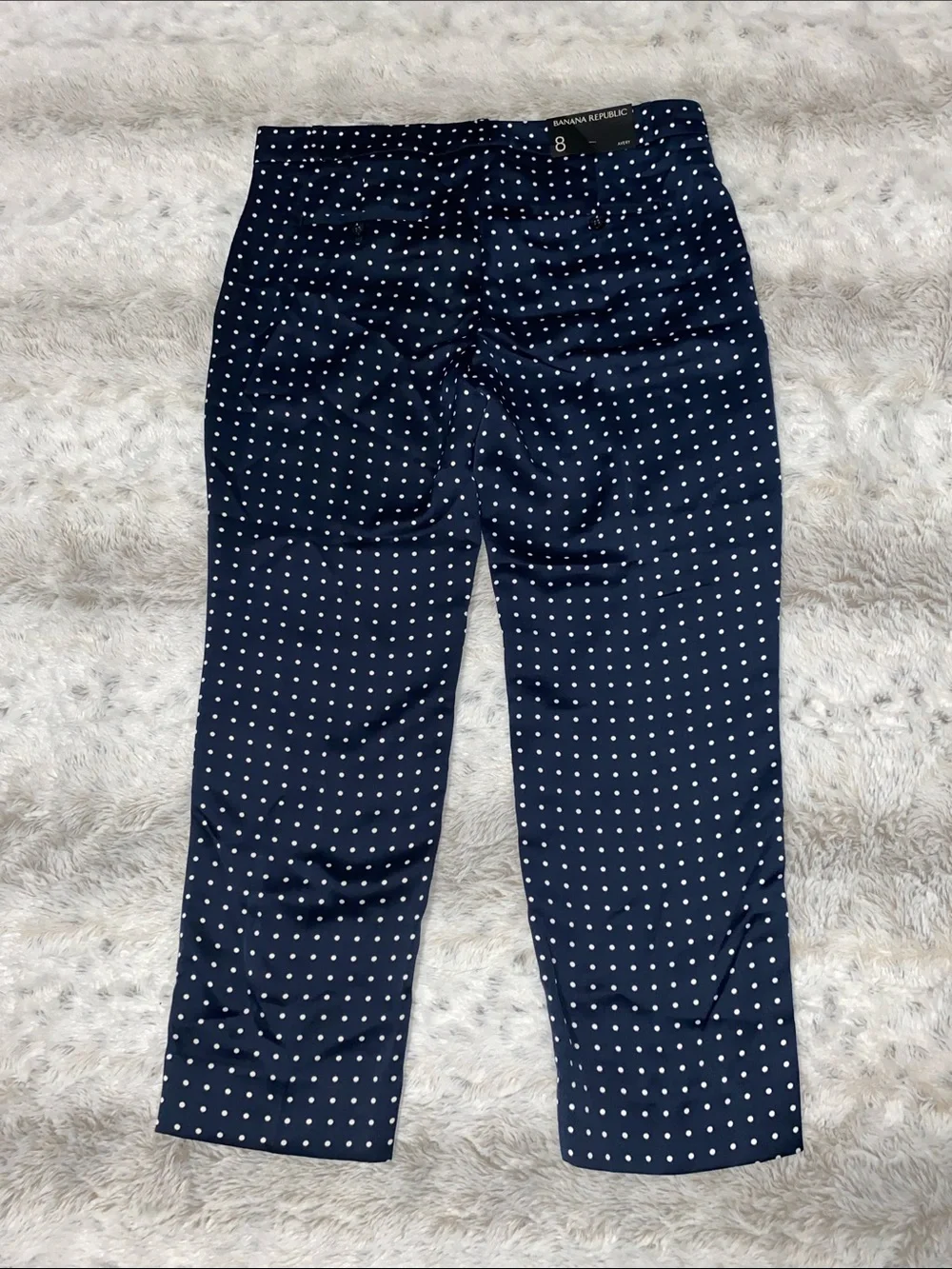 Banana Republic Navy White Polka Dot Girls' Pants